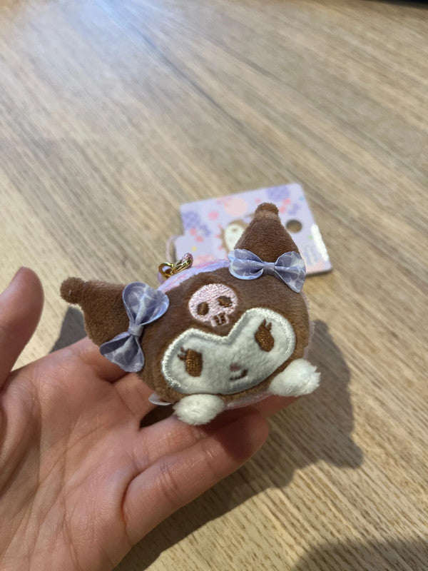 Sanrio Kuromi plush mini keychain