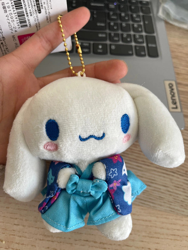 New Sanrio Cinnamoroll Kimono plush keychain