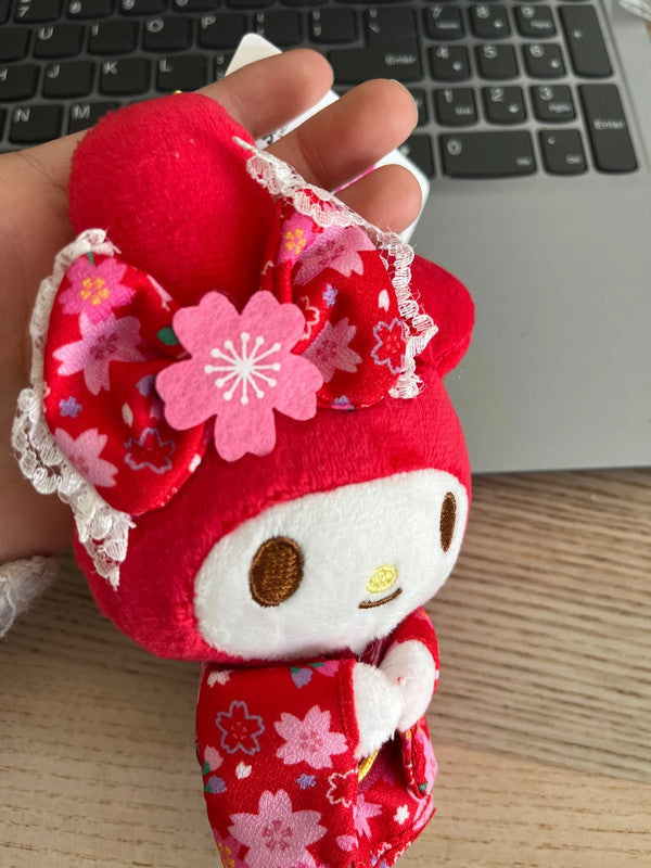 New Sanrio My Melody Kimono plush keychain