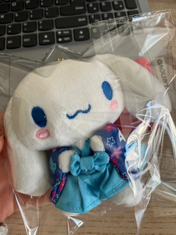 New Sanrio Cinnamoroll Kimono plush keychain