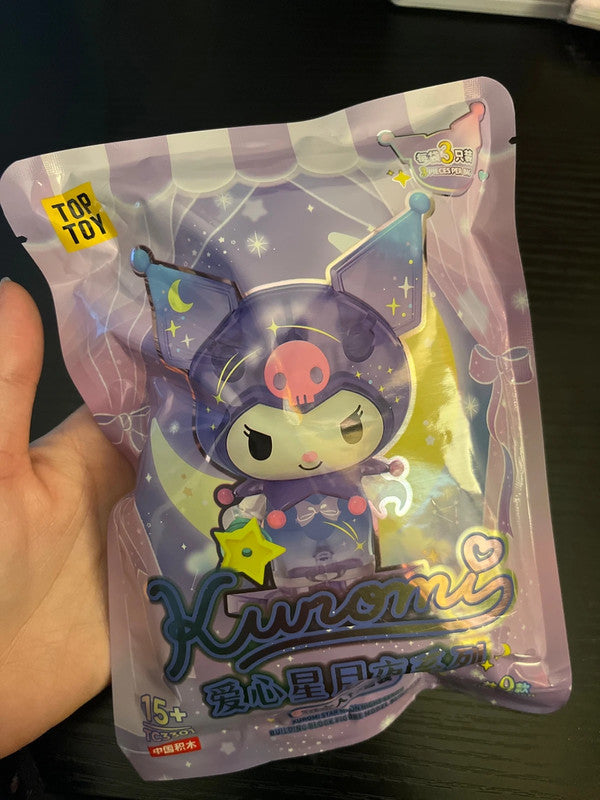 Toptoy Sanrio Kuromi Star Moon Night Series Blind Bag Building Block figure