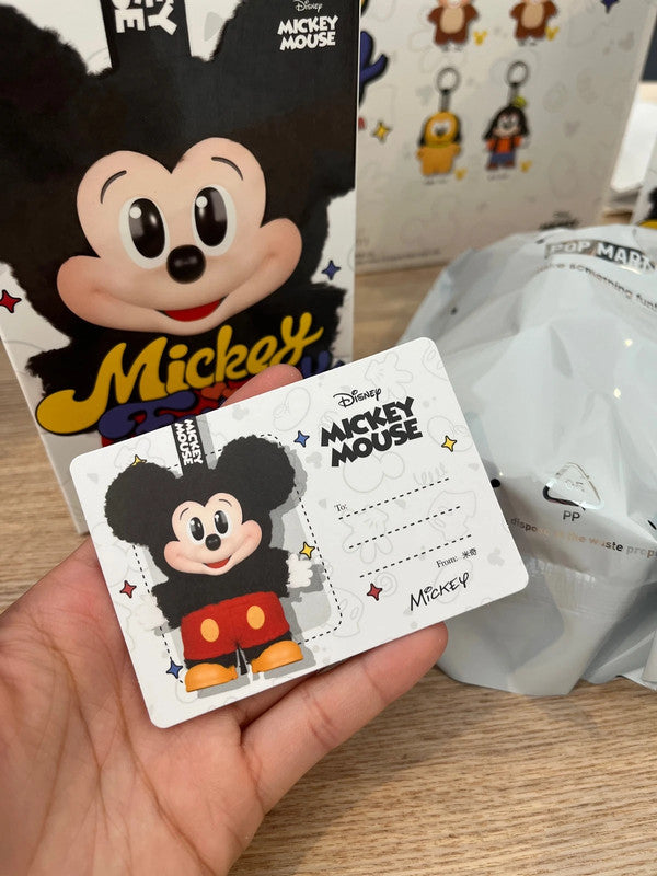 100% Authentic Popmart Mickey Family Cute Together Keychain - Mickey