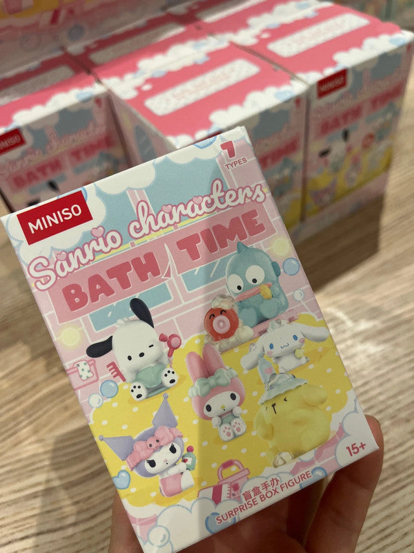 Miniso Sanrio characters bath time blind box figures