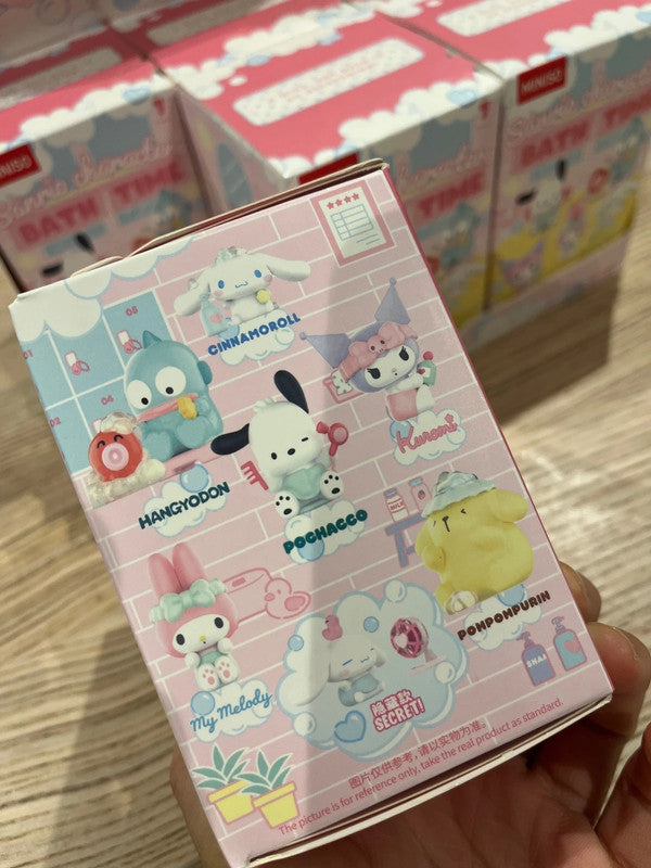 Miniso Sanrio characters bath time blind box figures