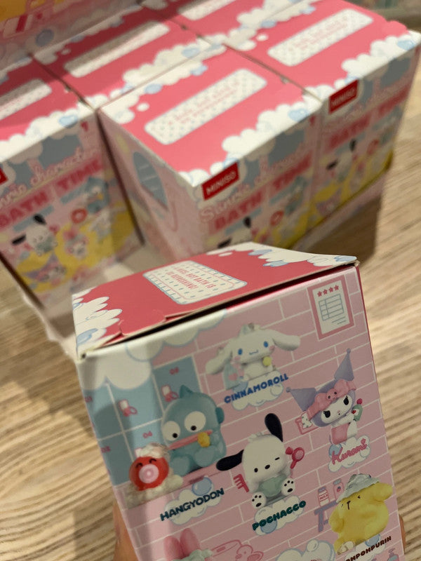 Miniso Sanrio characters bath time blind box figures