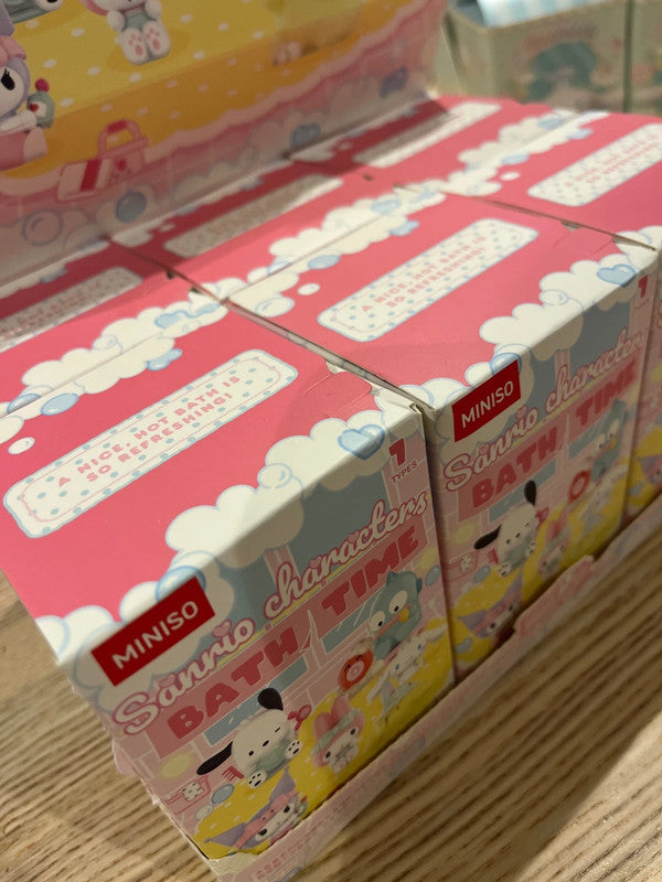 Miniso Sanrio characters bath time blind box figures