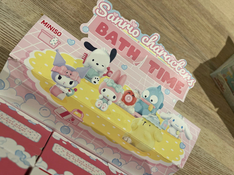 Miniso Sanrio characters bath time blind box figures
