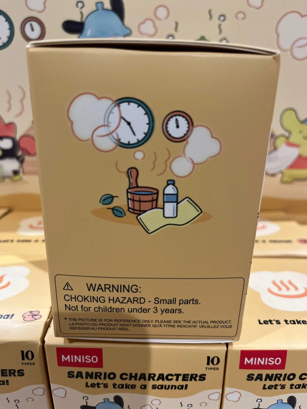 Miniso Sanrio characters Sauna blind box collection