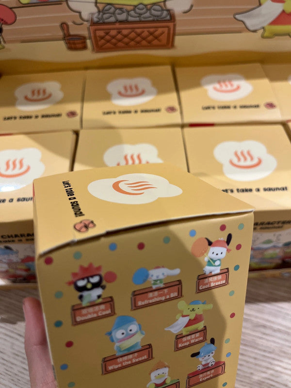 Miniso Sanrio characters Sauna blind box collection