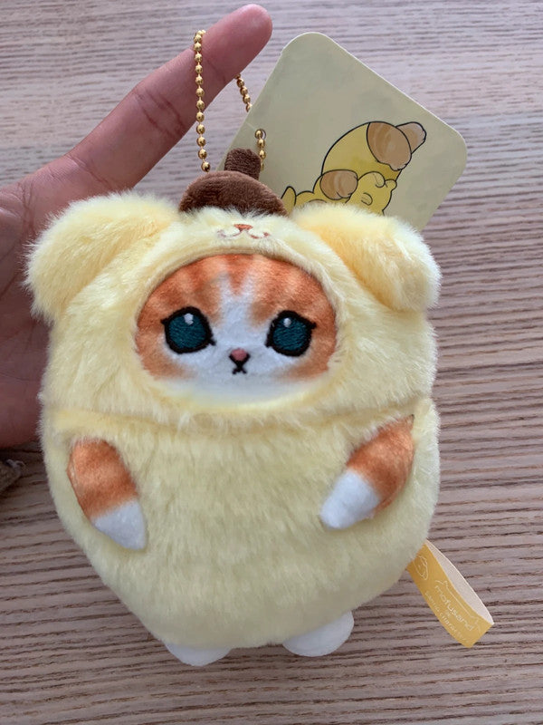 New Sanrio Pom Pom Purin x Mofusand plush keychain 2024