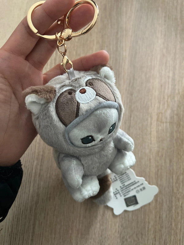 Mofusand Animal Cat plush keychain