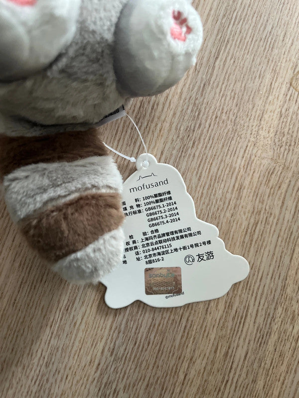 Mofusand Animal Cat plush keychain