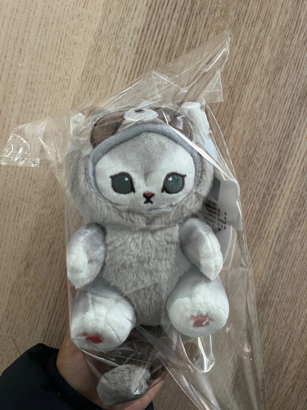 Mofusand Animal Cat plush keychain