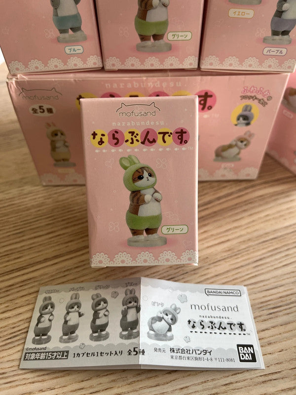 New Mofusand rabbit blind box figures with stand collection