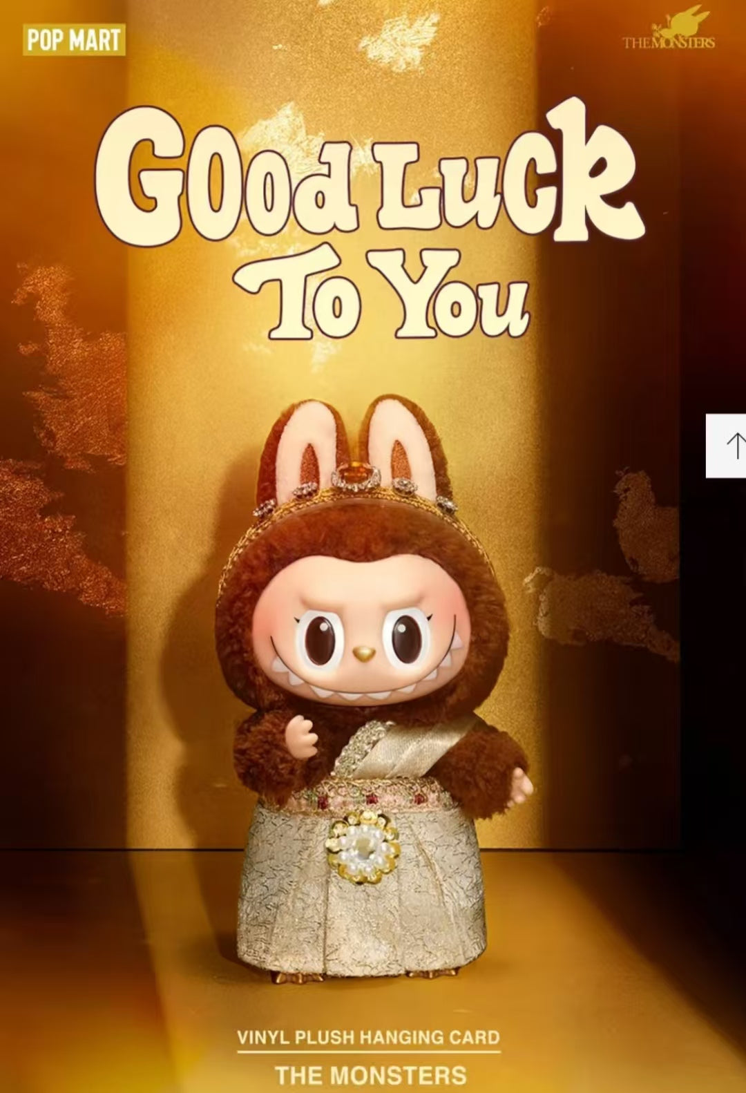 Pre -order - 100% Authentic Popmart Labubu Good Luck To You Vinyl Plush Doll Thailand Exclusive