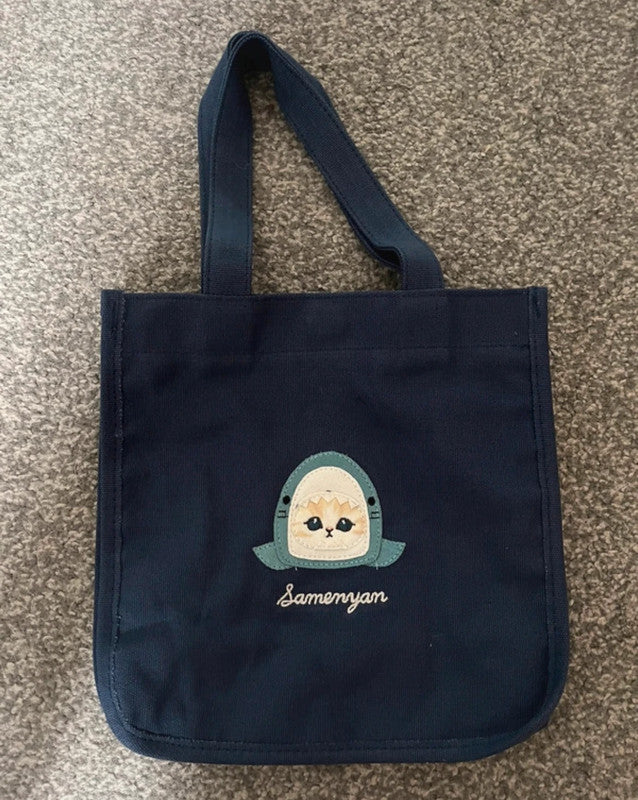 Mofusand Prawn Cat handbag - Navy