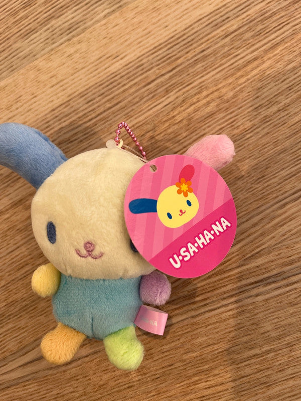 Japan Sanrio Usahana plush keychain