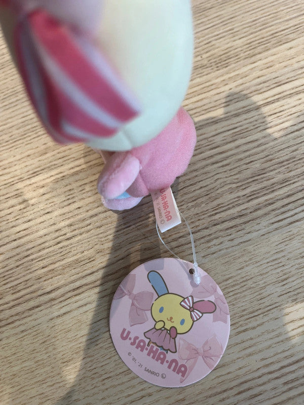 Japan Sanrio Usahana plush keychain