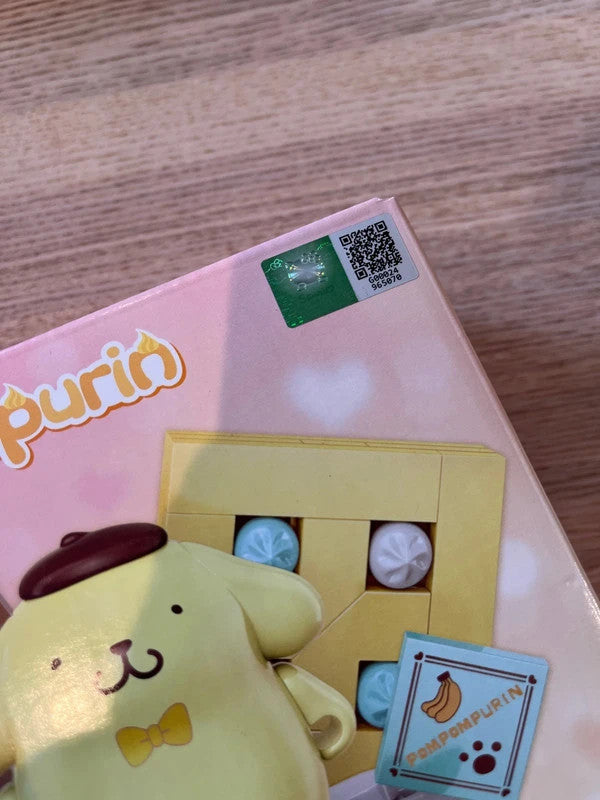 Sanrio Pom Pom Purin Cupcake Building Block