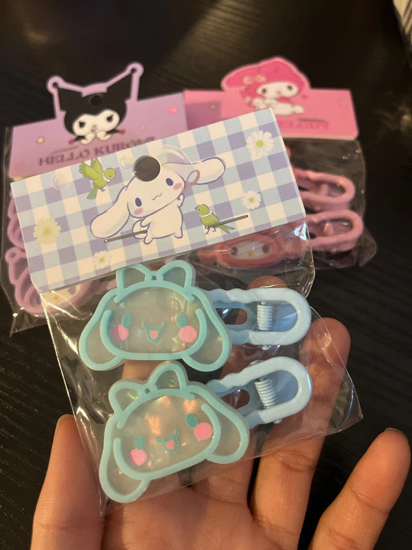 Sanrio Cinnamoroll kid hairclips -  2 pcs