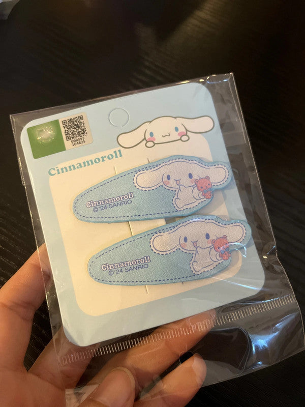 Sanrio Cinnamoroll kid hairclips -  2 pcs