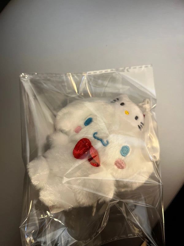 Hello Kitty 50th anniversary Sanrio Cinnamoroll plush keychain