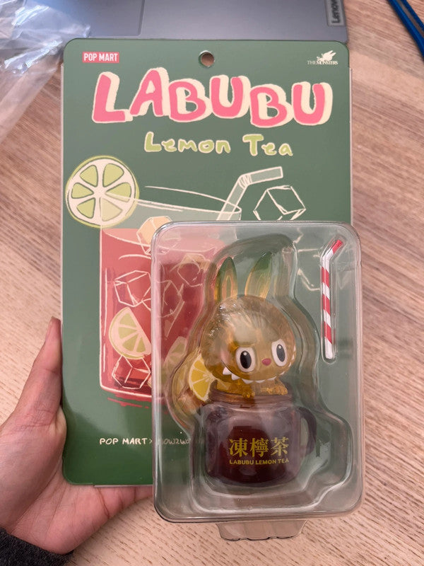 100% Authentic Popmart Labubu Lemon Tea Figure