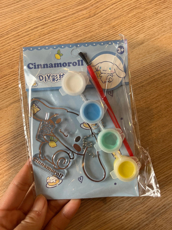 Miniso Sanrio Cinnamoroll DIY painting keychain