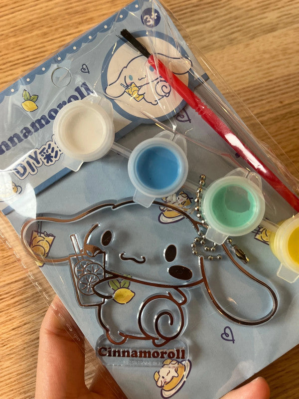 Miniso Sanrio Cinnamoroll DIY painting keychain