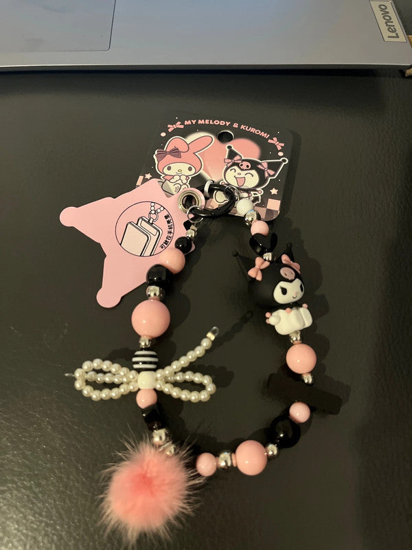 Sanrio Kuromi phone chains / keychains