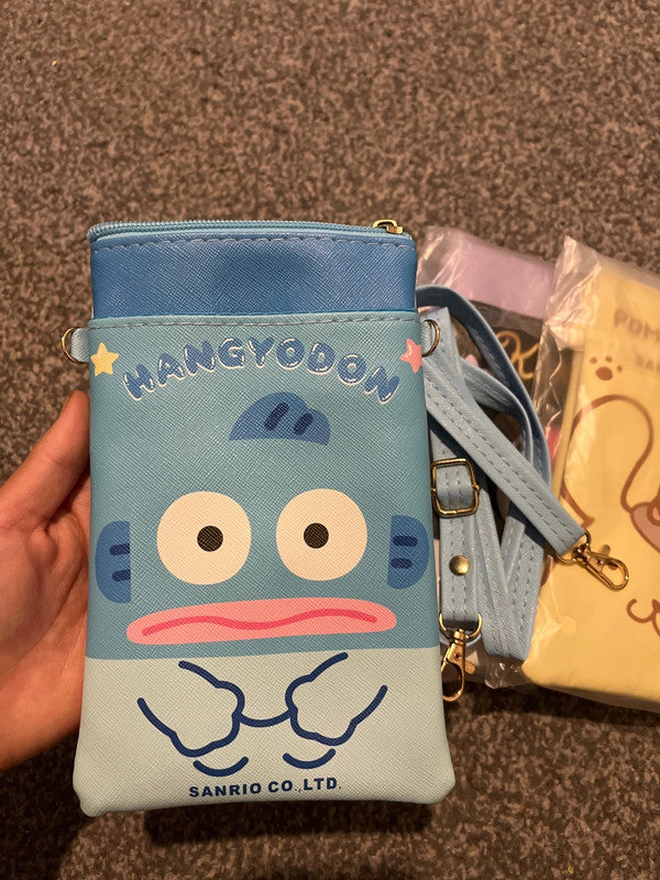 Sanrio Hangyodon shoulder bag with strap