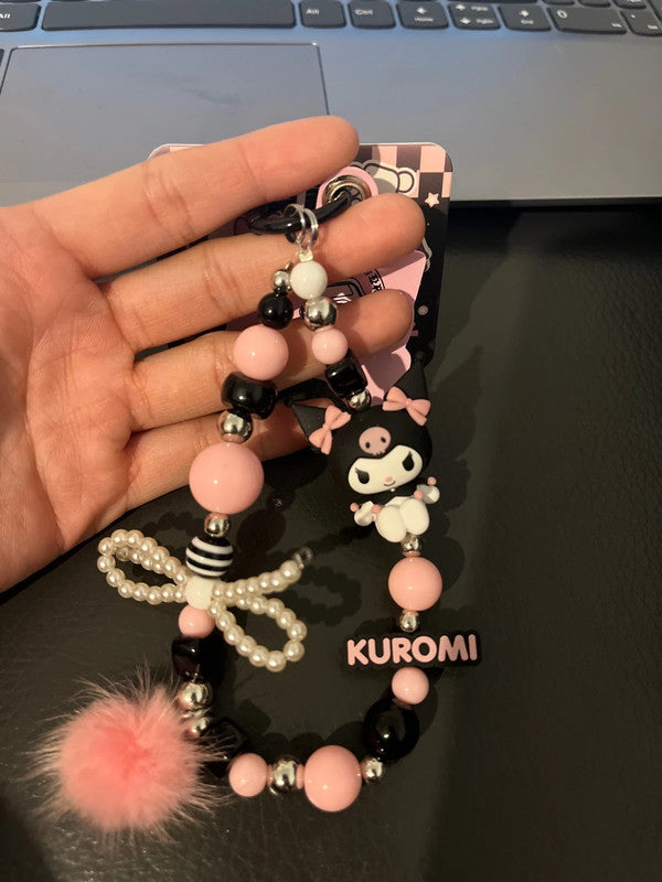 Sanrio Kuromi phone chains / keychains