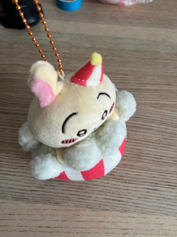 Japan Chiikawa popcorn plush keychain