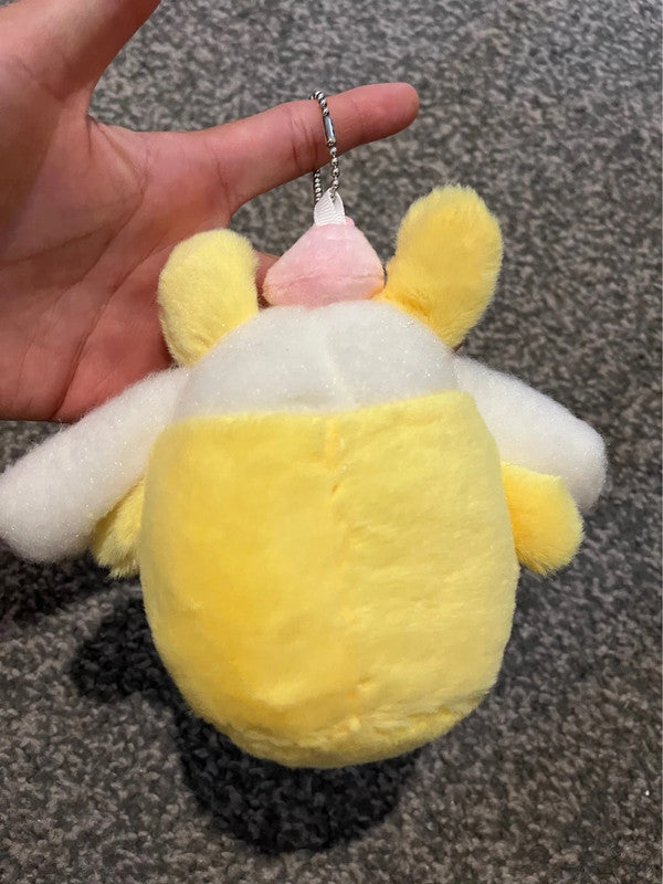 Sanrio Pom Pom Purin x Cinnamoroll plush toy keychain