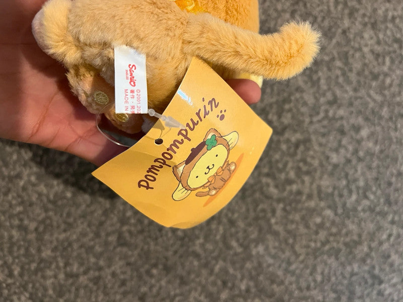 Sanrio Pom Pom Purin Plush toy keychain