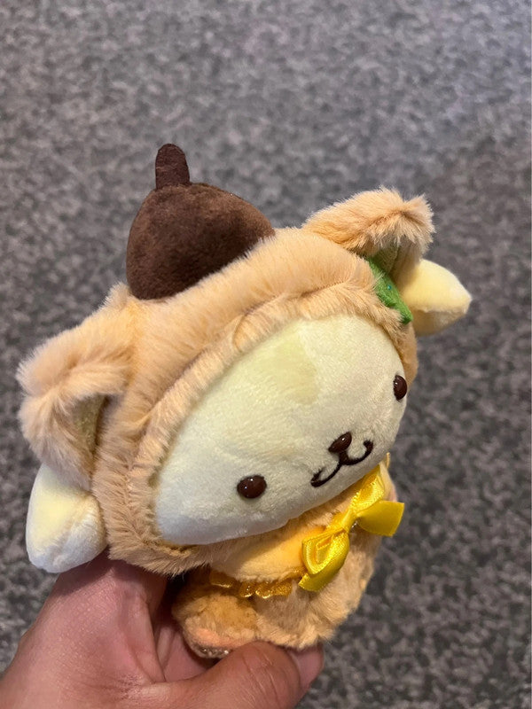 Sanrio Pom Pom Purin Plush toy keychain