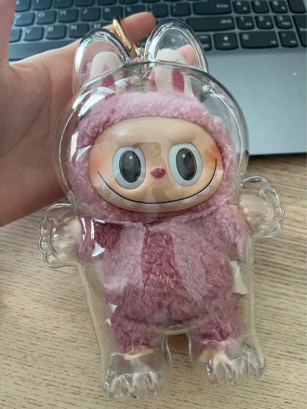 Popmart Labubu V.1 & V.3 stand plastic protection cover