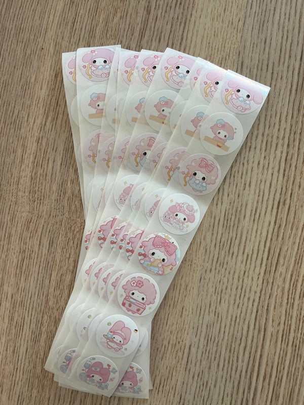Sanrio My Sweet Piano stickers - 80 pcs