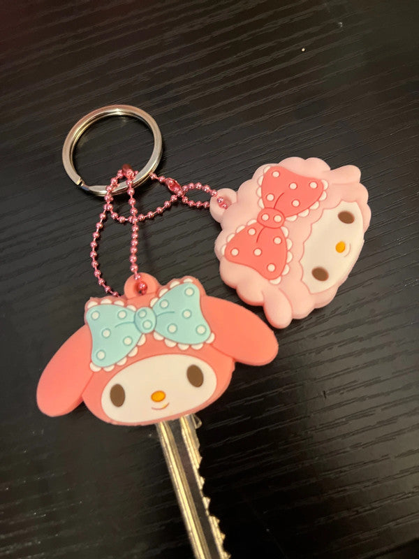 Sanrio My Melody & Sweet Piano Key cover keychains -2 pcs