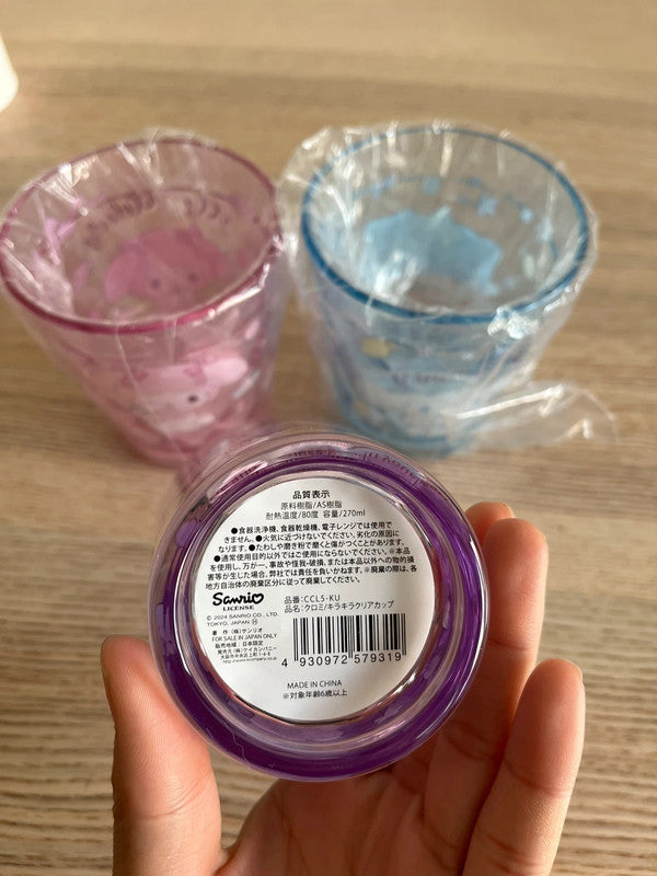 New 2024 Sanrio Kuromi plastic water cup 270ml