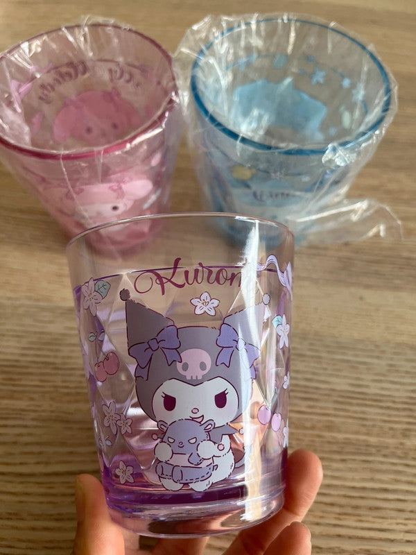 New 2024 Sanrio Kuromi plastic water cup 270ml